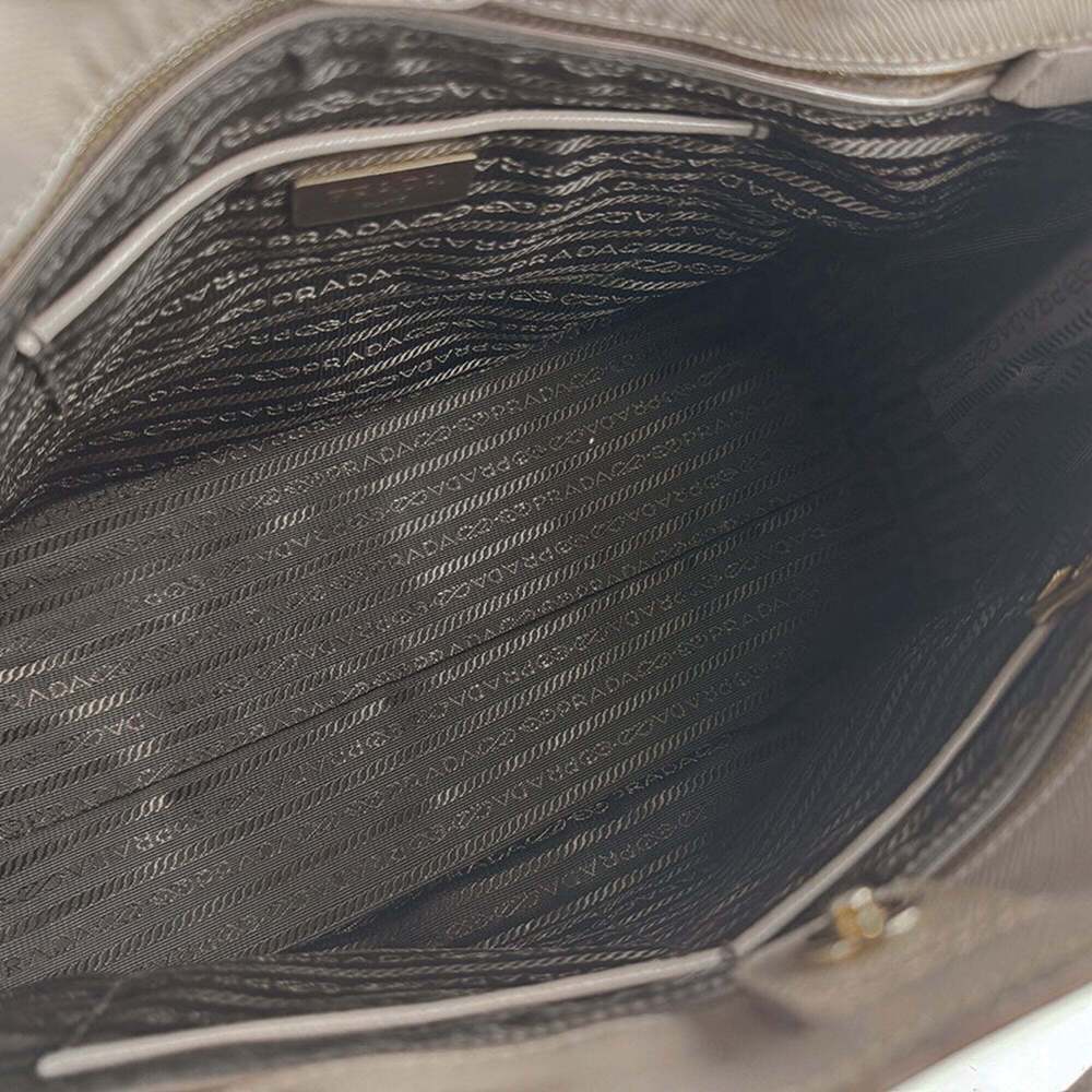 PRADA Gray Leather Shoulder Bag - Picture 5 of 13